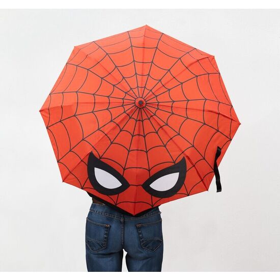 PARAGUAS PLEGABLE AUTOMATICO SPIDERMAN MARVEL image 2