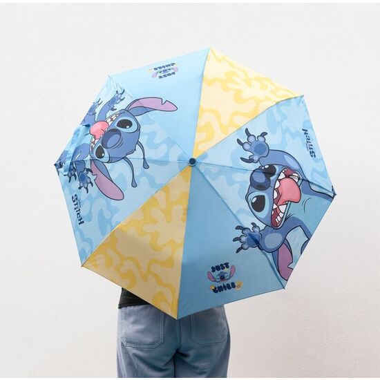 PARAGUAS PLEGABLE AUTOMATICO STITCH DISNEY image 2