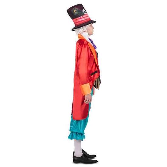 DISFRAZ SOMBRERERO LOCO SOMBRERO, CUELLO CON PAJARITA, CHAQUETA CON CHALECO Y PANTALÓN TALLA M image 2