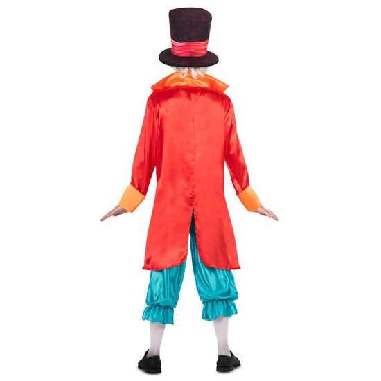 DISFRAZ SOMBRERERO LOCO SOMBRERO, CUELLO CON PAJARITA, CHAQUETA CON CHALECO Y PANTALÓN TALLA M image 3