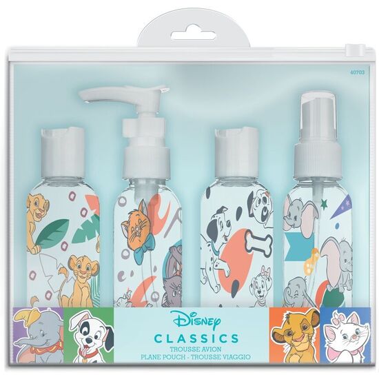 NECESER VIAJE 4 FRASCOS RELLENABLES DISNEY image 0