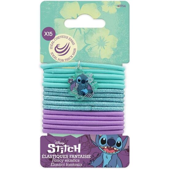 BLISTER 15 GOMAS PELO STITCH DISNEY image 0