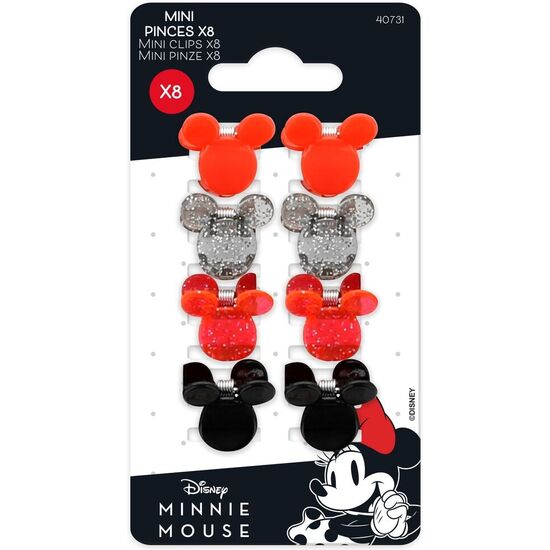 BLISTER 8 MINI HORQUILLAS MINNIE DISNEY image 0