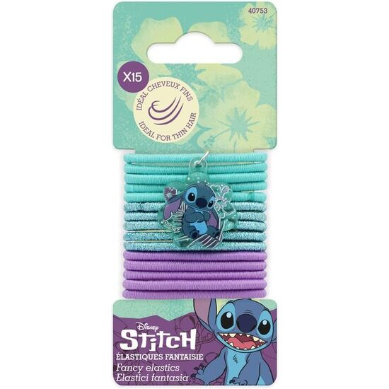 BLISTER 15 GOMAS PELO STITCH DISNEY image 0