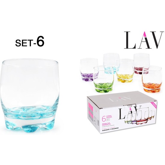 SET 6 WATER GLASS 290CC ADORA  image 0