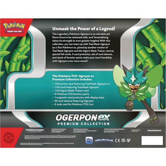 BLISTER JUEGO CARTAS COLECCIONABLES OGERPON POKEMON INGLES image 2