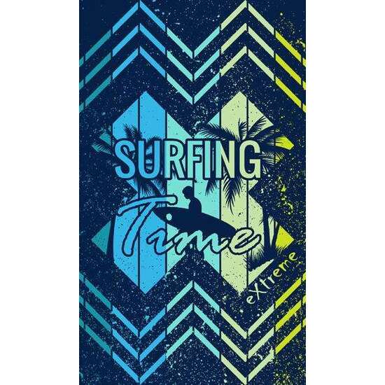 TOALLA 100X170 JACQUARD TERC.SURFME MARINO image 0