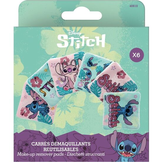 DISCOS DESMAQUILLANTES REUTILIZABLES STITCH DISNEY image 0