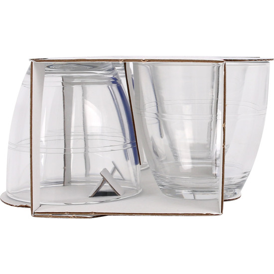 SET 4 CLEAR GLASS160CC  image 2