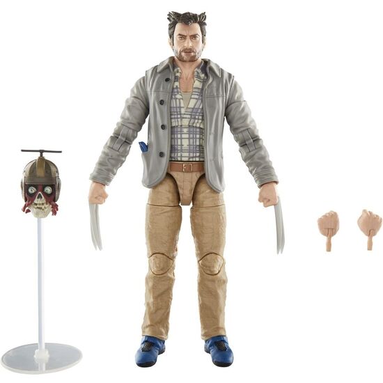 FIGURA HEADPOOL WITH MARVELS LOGAN - DEADPOOL & WOLVERINE MARVEL LEGENDS SERIES 15CM image 3