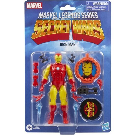 FIGURA IRON MAN SECRET WARS MARVEL LEGENDS SERIES 15CM image 0