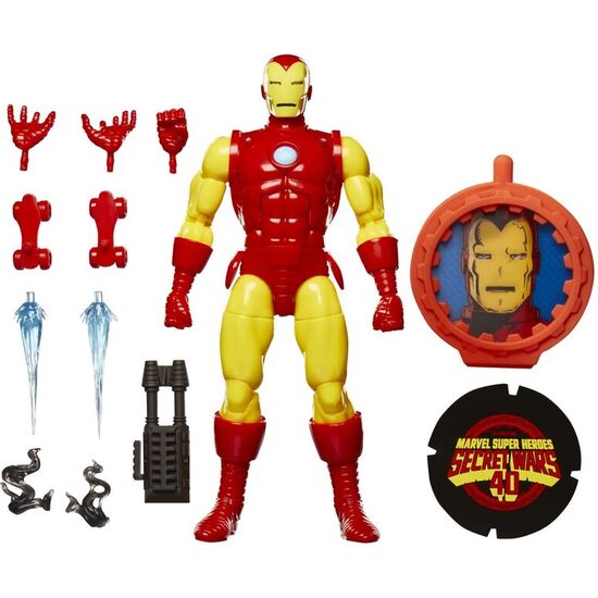 FIGURA IRON MAN SECRET WARS MARVEL LEGENDS SERIES 15CM image 1
