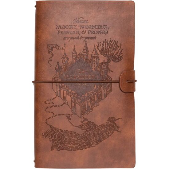 CUADERNO DE VIAJE MAPA MERODEADOR HARRY POTTER image 0