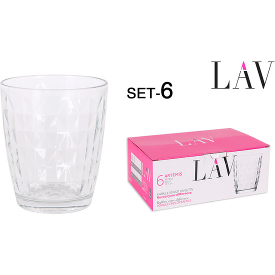 SET 6 GLASS 340CC  image 0