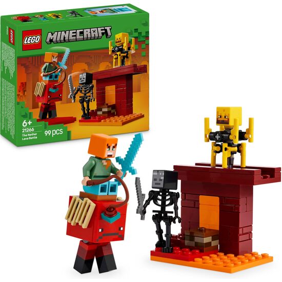 BATALLA LAVA INFRAMUNDO LEGO MINECR image 0