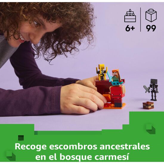 BATALLA LAVA INFRAMUNDO LEGO MINECR image 2
