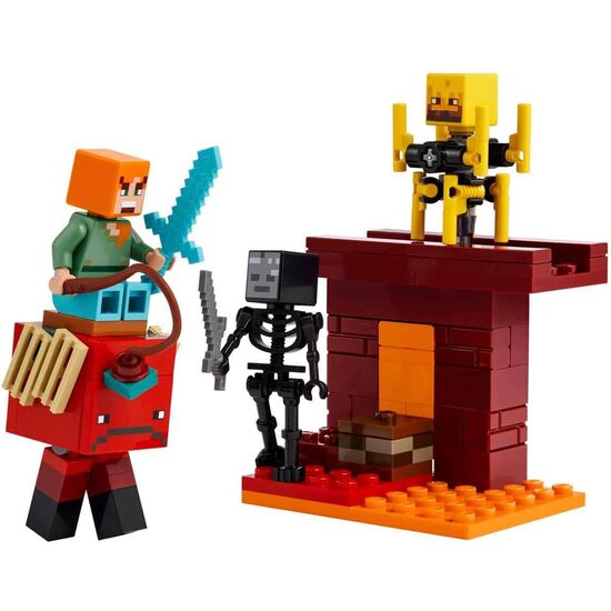 BATALLA LAVA INFRAMUNDO LEGO MINECR image 3