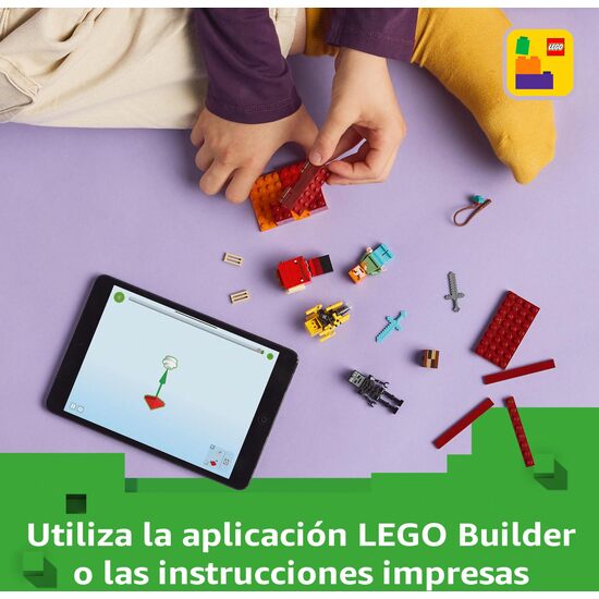 BATALLA LAVA INFRAMUNDO LEGO MINECR image 7