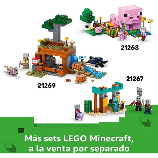 BATALLA LAVA INFRAMUNDO LEGO MINECR image 8
