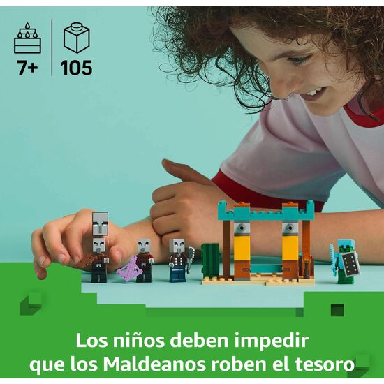PATRULLA DESIERTO LEGO MINECRAFT image 1