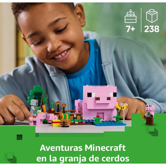LA CASA-CERDO BEBE. LEGO MINECRAFT image 2