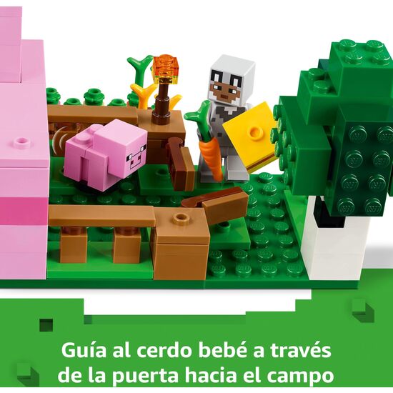 LA CASA-CERDO BEBE. LEGO MINECRAFT image 5