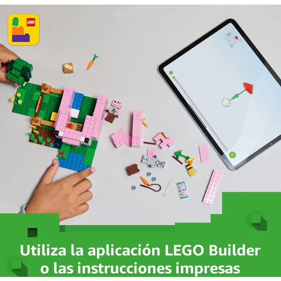 LA CASA-CERDO BEBE. LEGO MINECRAFT image 7