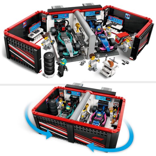 GARAJE F1: MERCEDES-AMG&ALPINE LEGO image 2