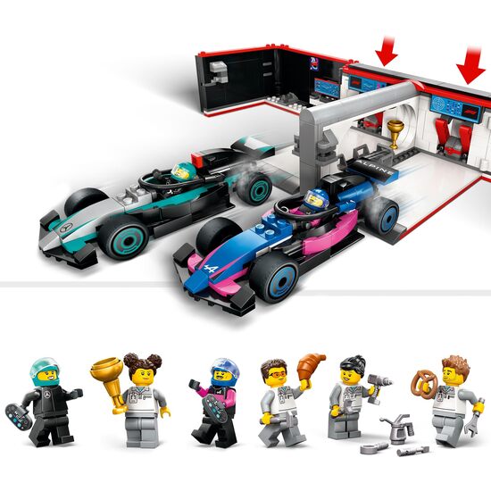 GARAJE F1: MERCEDES-AMG&ALPINE LEGO image 3
