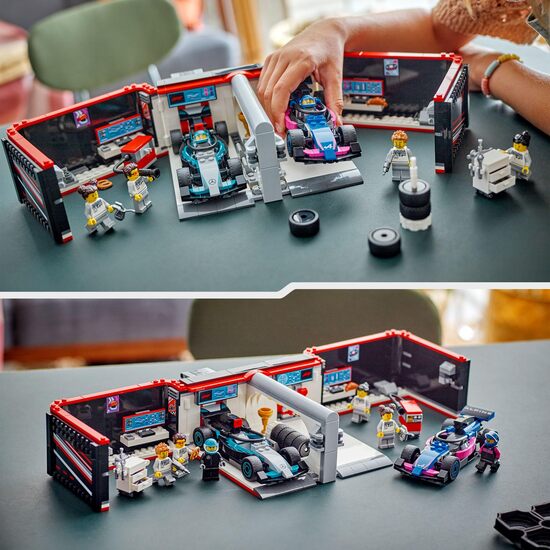 GARAJE F1: MERCEDES-AMG&ALPINE LEGO image 4