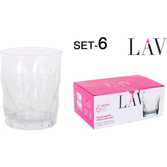 SET 6 GLASS 345CC  image 0