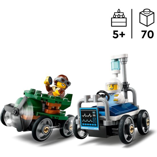 AVION VS. CAMA HOSPITAL LEGO CITY image 1