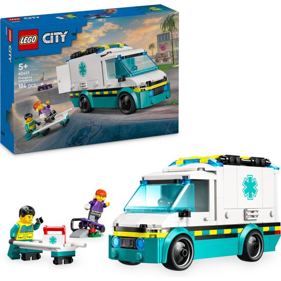 AMBULANCIA DE EMERGENCIAS LEGO CITY image 0