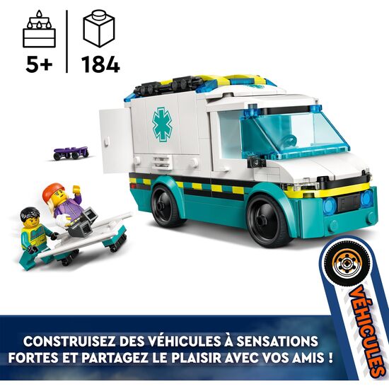 AMBULANCIA DE EMERGENCIAS LEGO CITY image 4