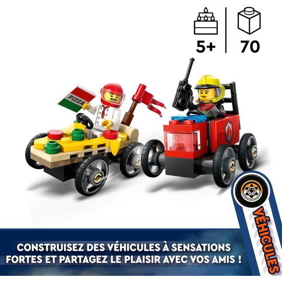 PIZZA VS. BOMBEROS LEGO CITY image 4