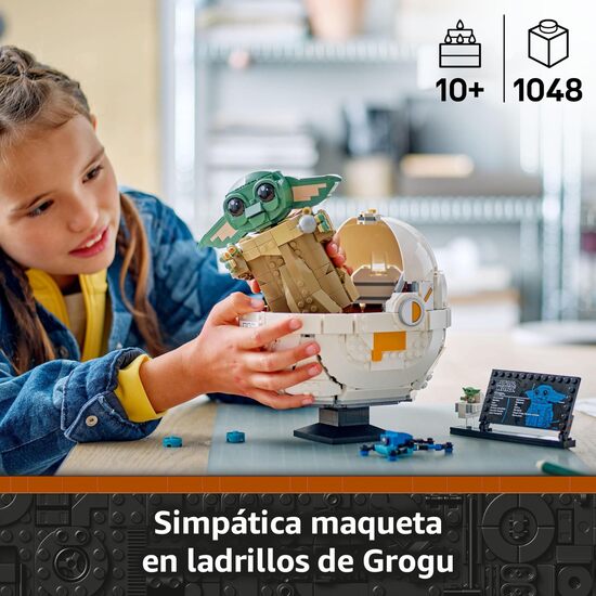 GROGU CON AEROCUNA LEGO STAR WARS image 2
