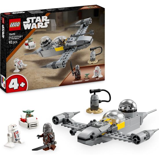 CAZA ESTELAR N-1 MANDO Y GROGU LEGO image 0