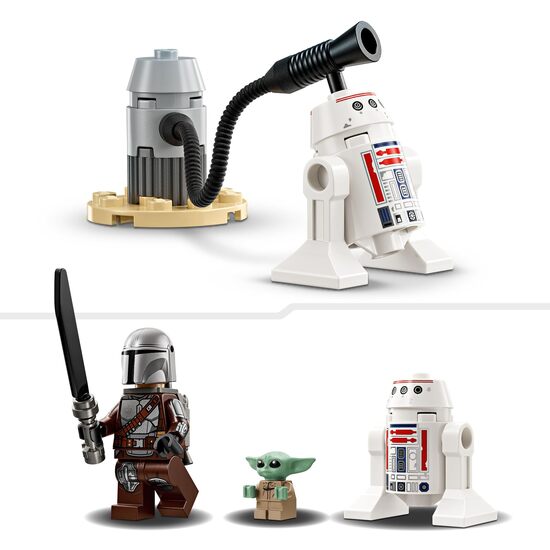 CAZA ESTELAR N-1 MANDO Y GROGU LEGO image 3