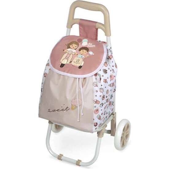 CARRO DE COMPRA SWEET 36X30X66 CM CON BOLSILLO TRASERO. image 0