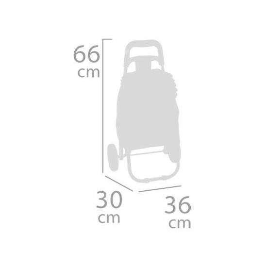 CARRO DE COMPRA SWEET 36X30X66 CM CON BOLSILLO TRASERO. image 3