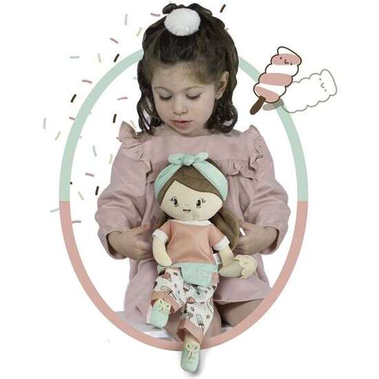 SILLA MUÑECA CON 3 RUEDAS SWEET 33X48X55CM. MUÑECA INCLUIDA image 3