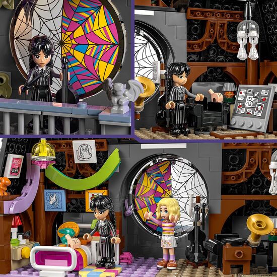 DORMITORIO DE MIERCOLES Y ENID LEGO image 2