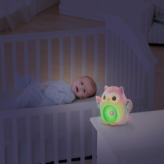 PROYECTOR PELUCHE ROSA BUHO ESTRELL image 3