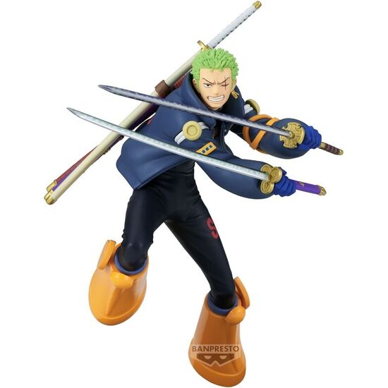 FIGURA RORONOA ZORO BATTLE RECORD COLLECTION ONE PIECE 16CM image 0