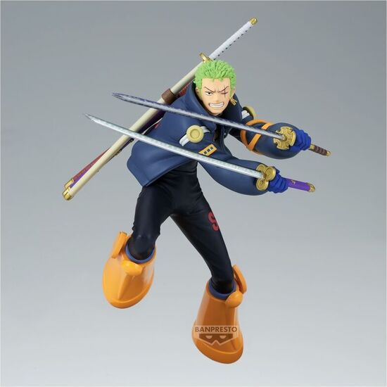 FIGURA RORONOA ZORO BATTLE RECORD COLLECTION ONE PIECE 16CM image 1