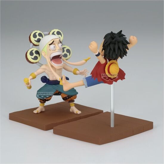 FIGURA MONKEY D LUFFY & ENEL WORLD COLLECTABLE ONE PIECE 7CM image 2