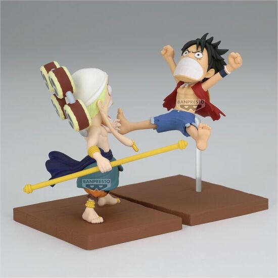 FIGURA MONKEY D LUFFY & ENEL WORLD COLLECTABLE ONE PIECE 7CM image 3