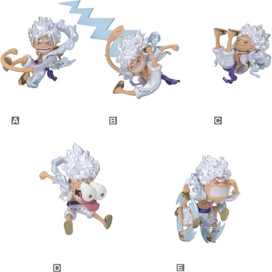 FIGURA WORLD COLLECTABLE MONKEY D LUFFY GEAR 5 ONE PIECE 7CM image 0