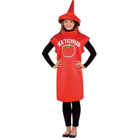 DISFRAZ ADULTO BOTE KETCHUP image 0