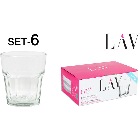 SET 6 WATER GLASS 305CC  image 1